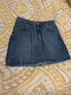 Topshop Denim Skirt